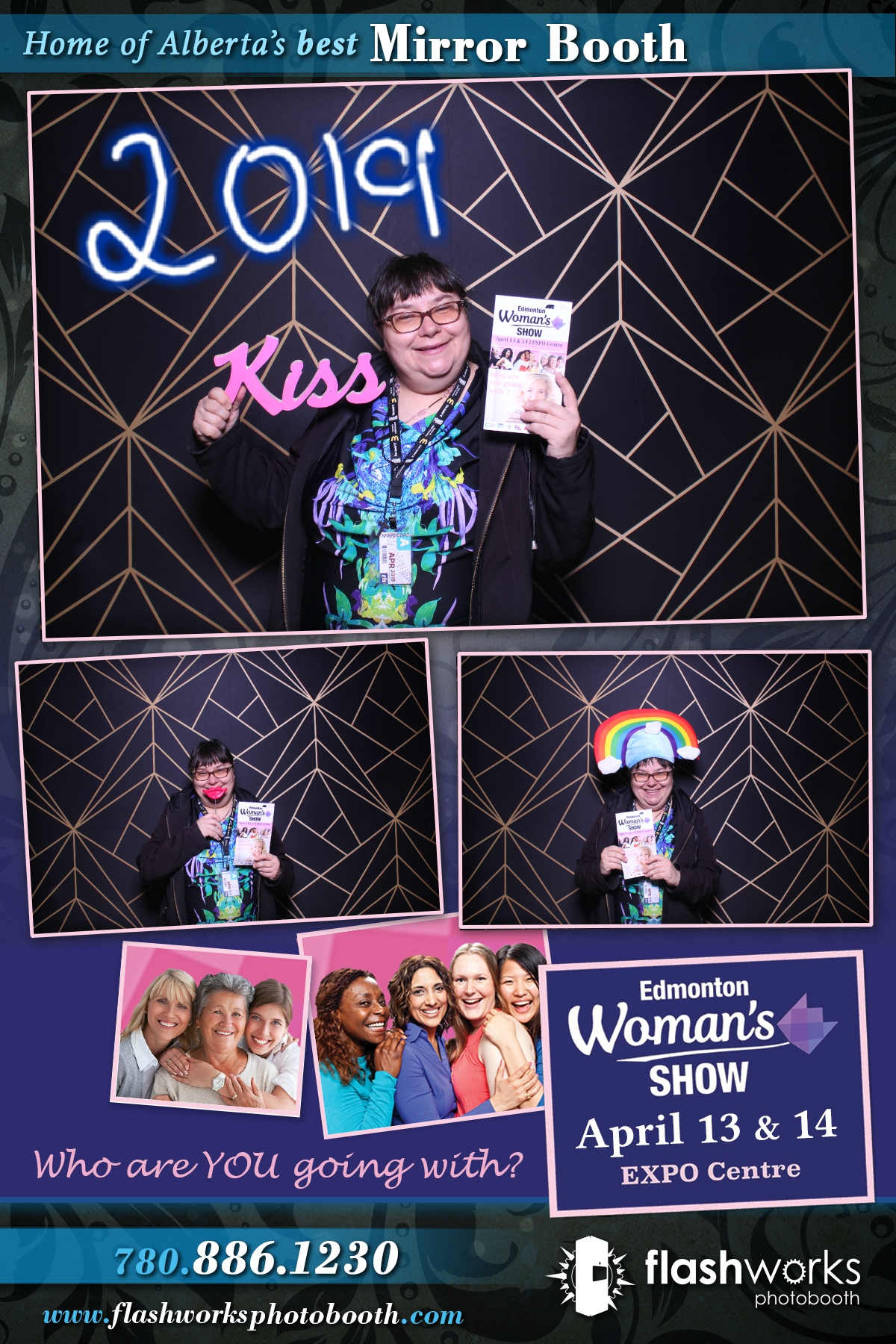 Spring Edmonton Woman's Show 2019 | View more photos from the event at gallery.flashworksphotobooth.com/u/FlashworksPhotoboothInc/Spring-Edmonton-Womans-Show-2019